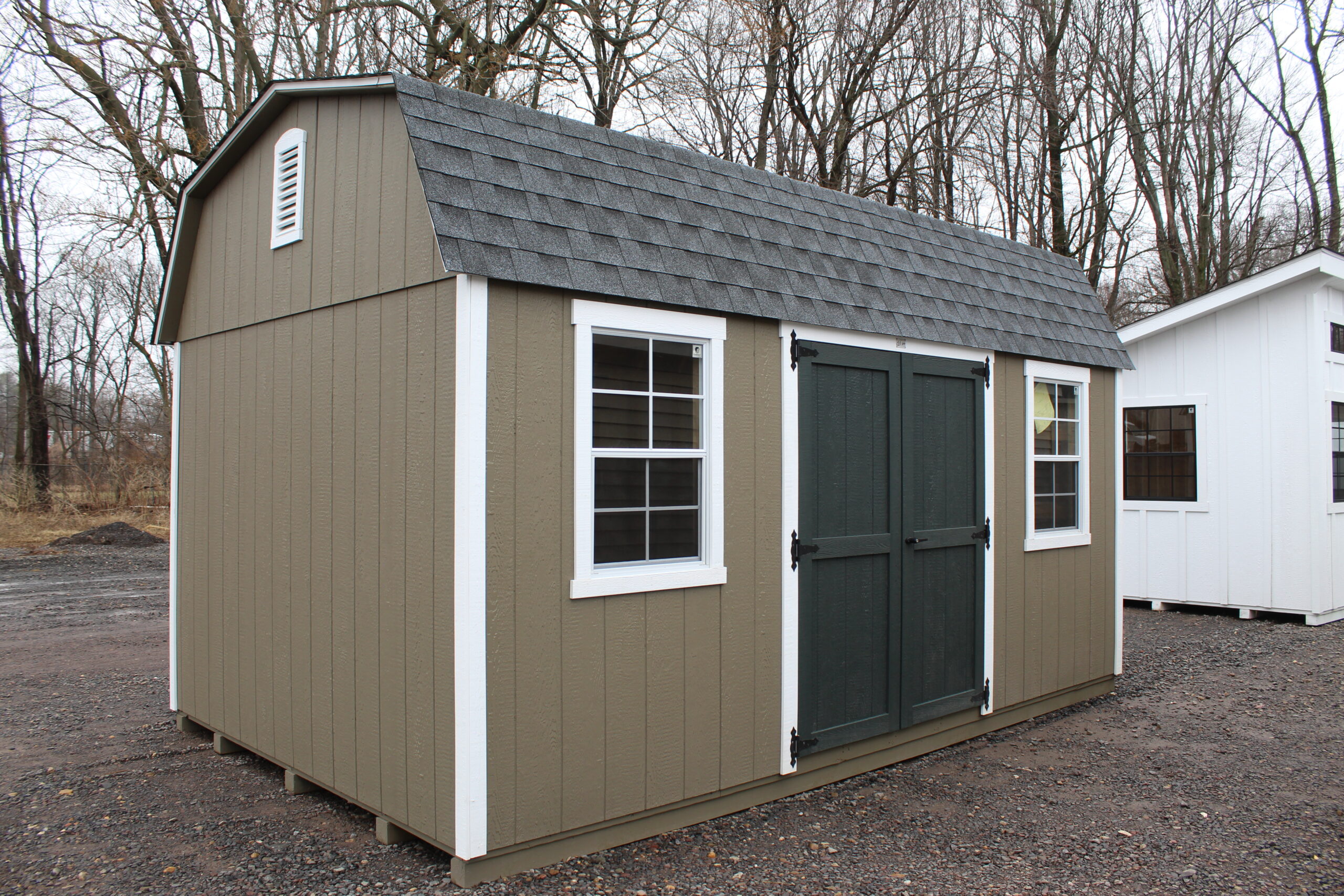 10×16 High Barn with SmartTec Siding