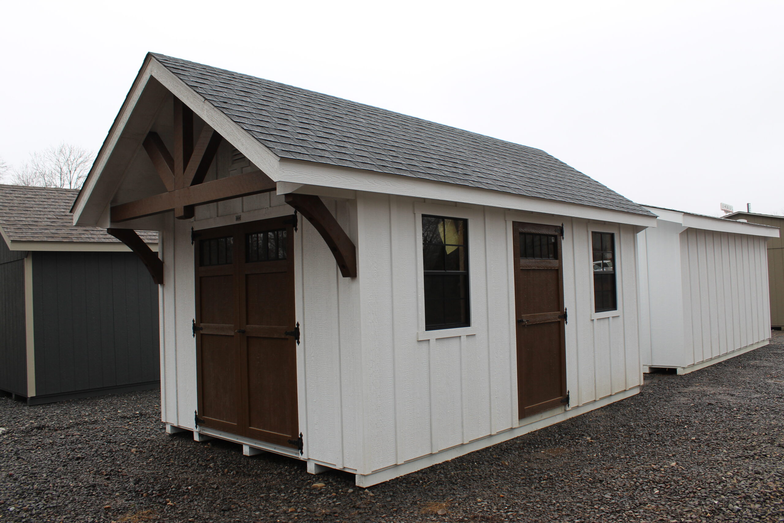 10×16 Garden Shed with SmartPanel Board & Batten Siding
