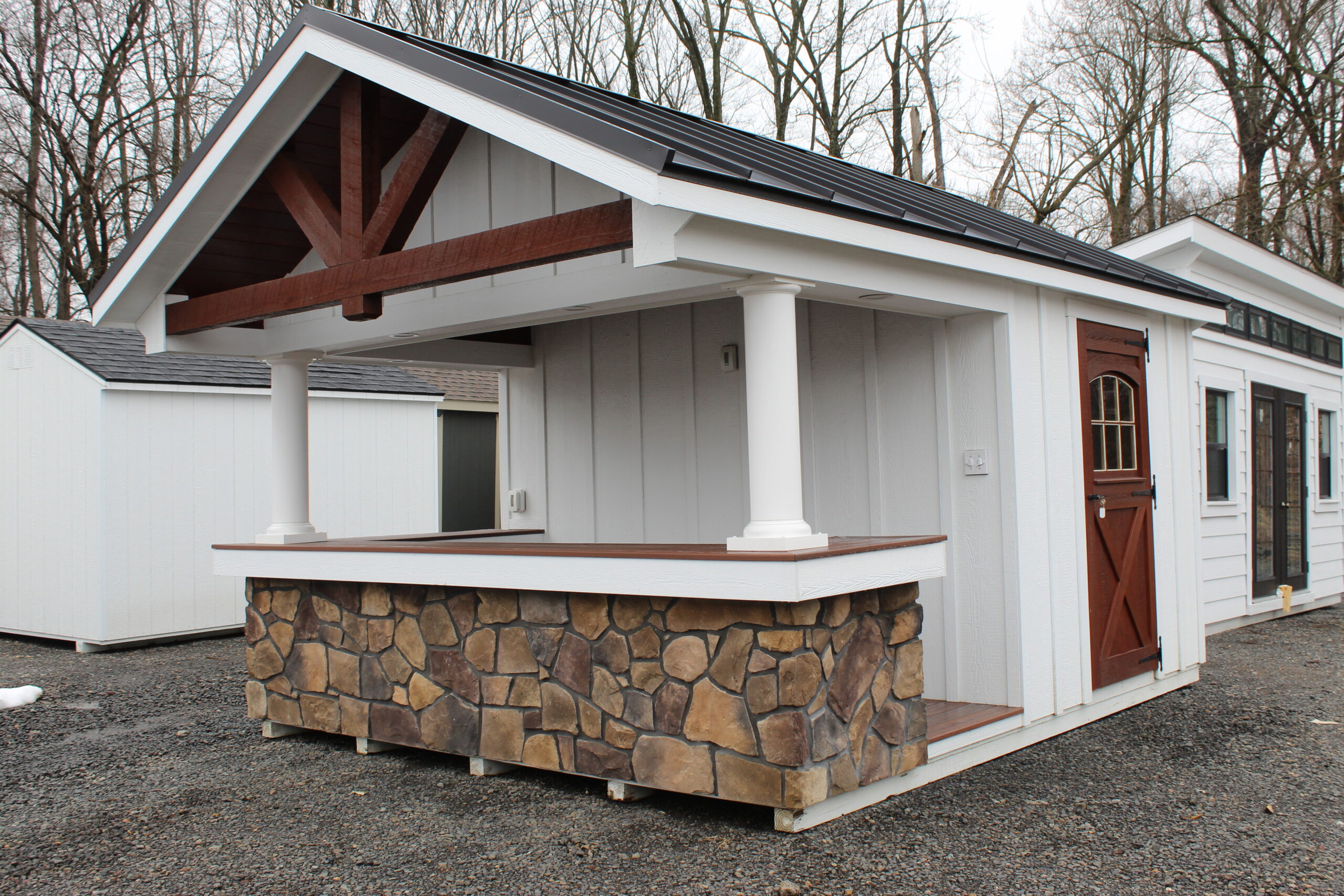12×14 Bel Air Pool House with SmartPanel Board & Batten Siding