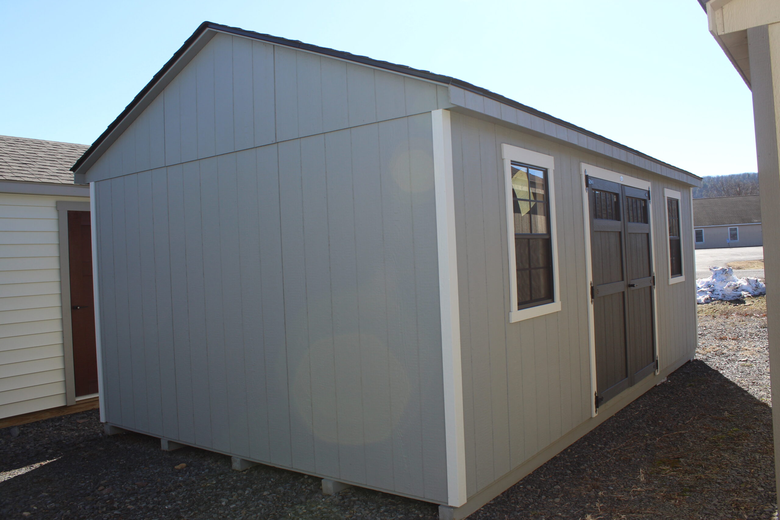 12×20 A-frame with SmartTec Siding
