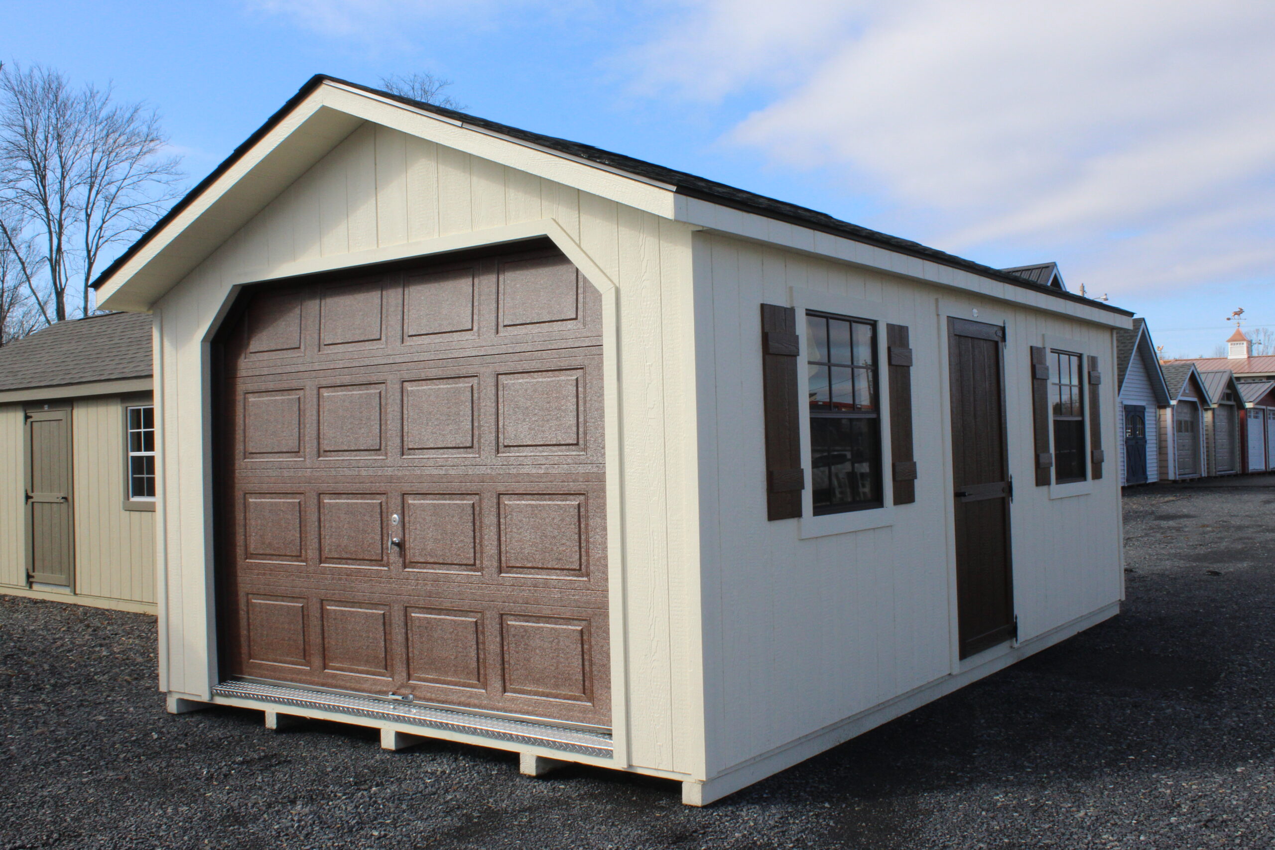 12×20 A-frame Garage with SmartTec Siding