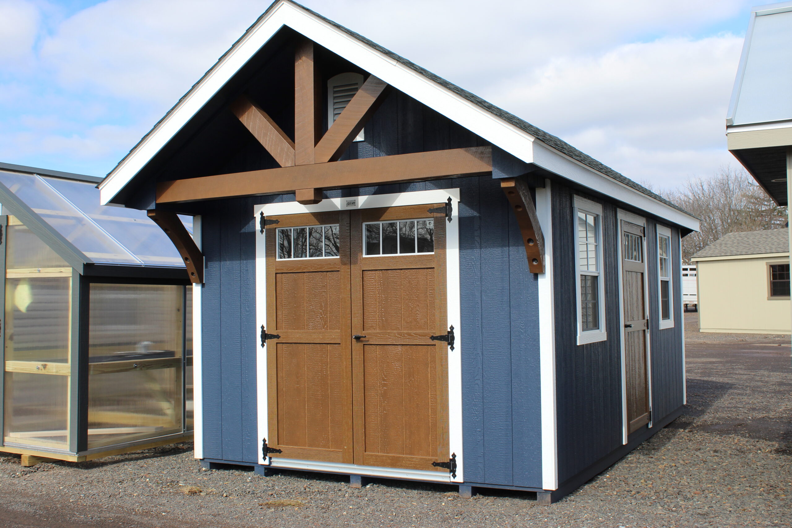 10×16 Garden Shed with SmartTec Siding