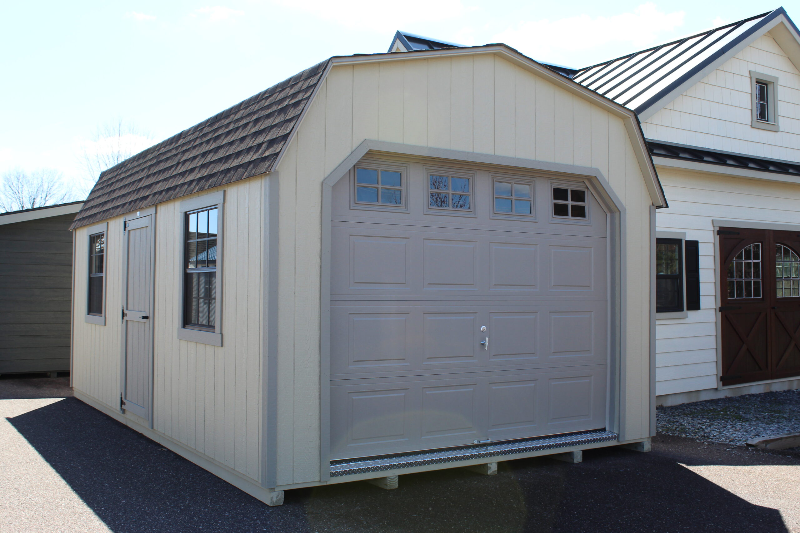 12×20 High Barn Garage with SmartTec Siding