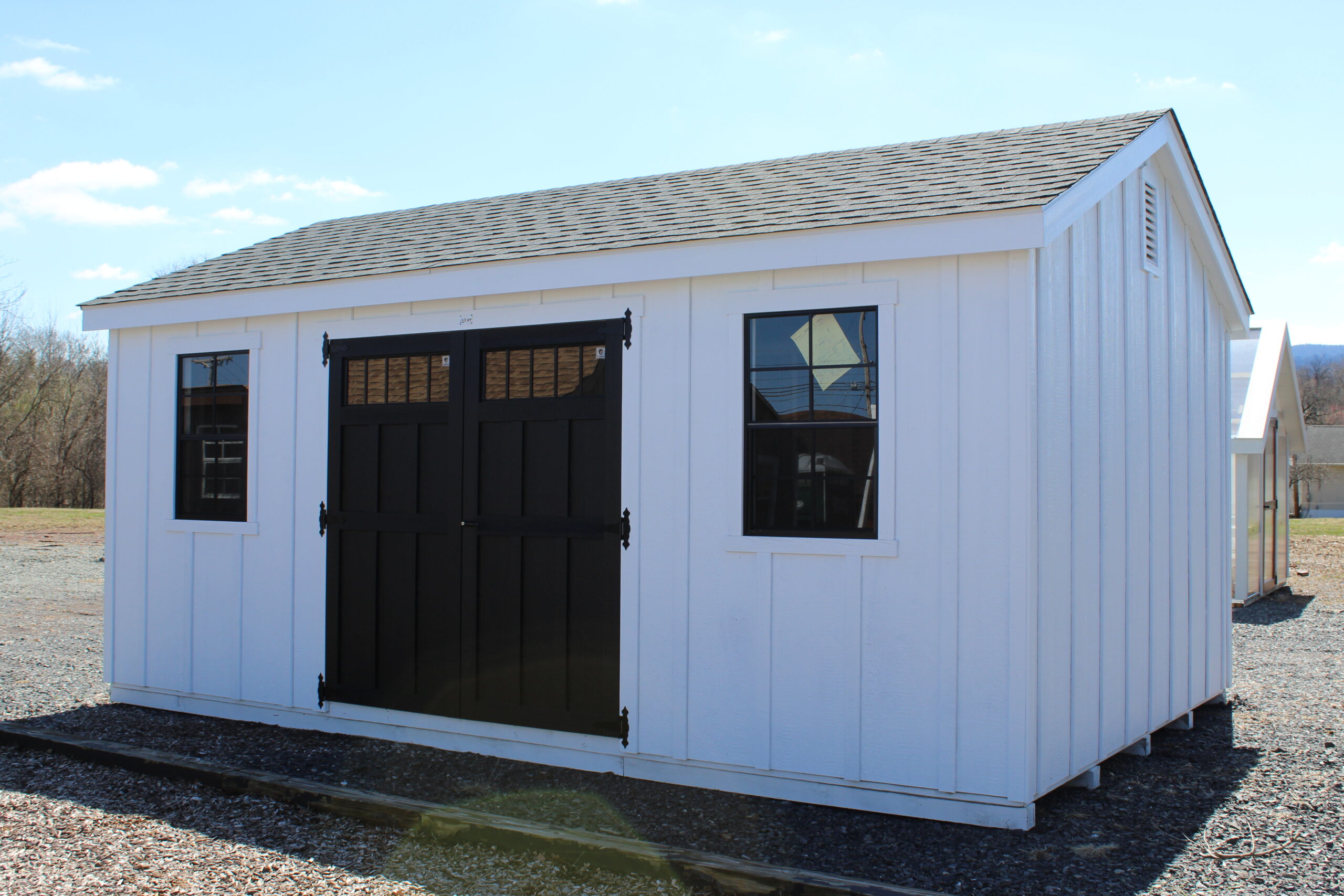 12×18 A-frame with SmartPanel Board & Batten Siding