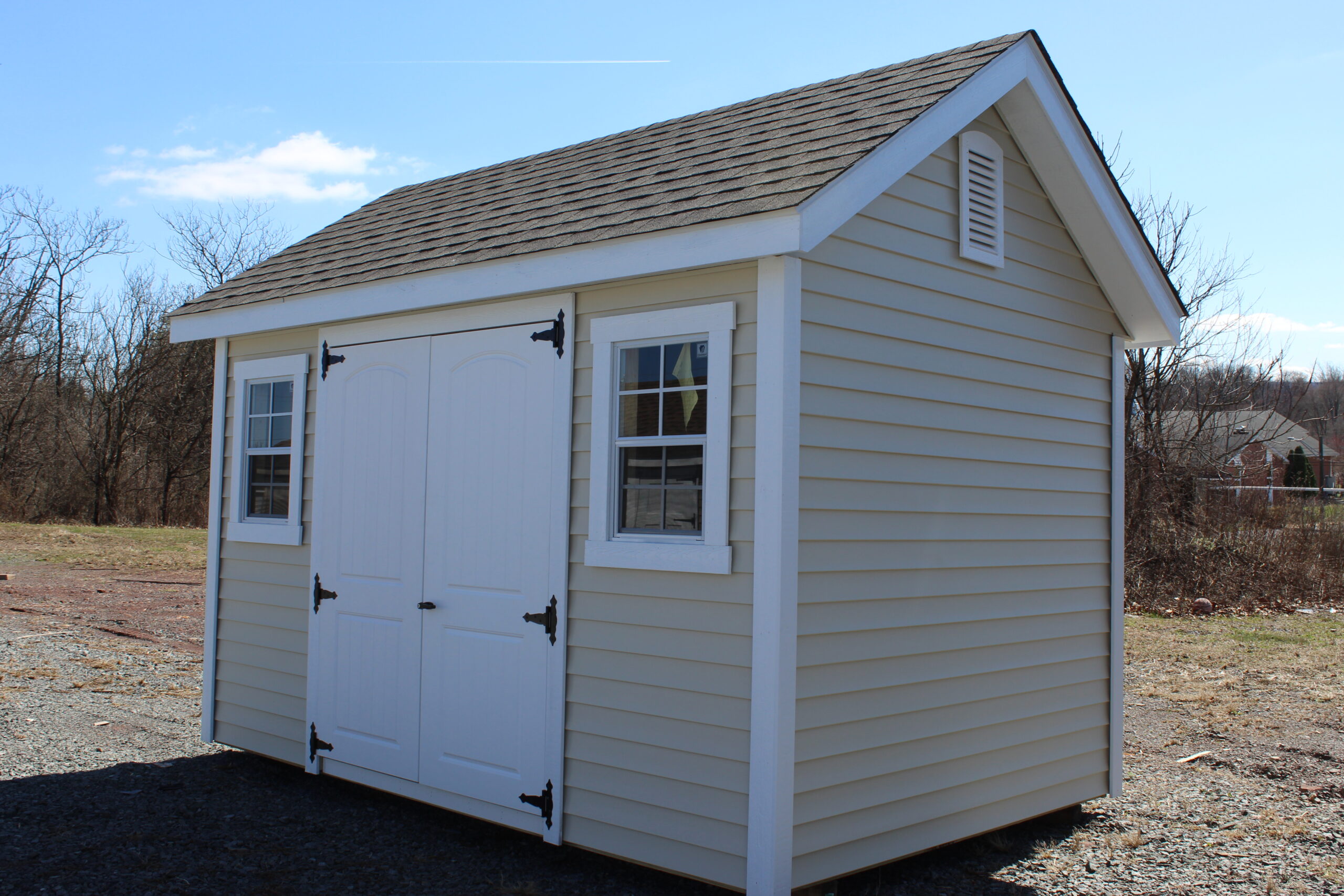 8×12 Garden Shed with Vinyl Siding