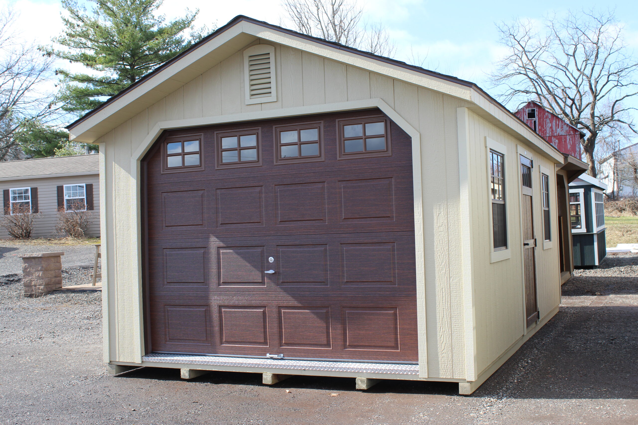 12×20 A-frame Garage with SmartTec Siding
