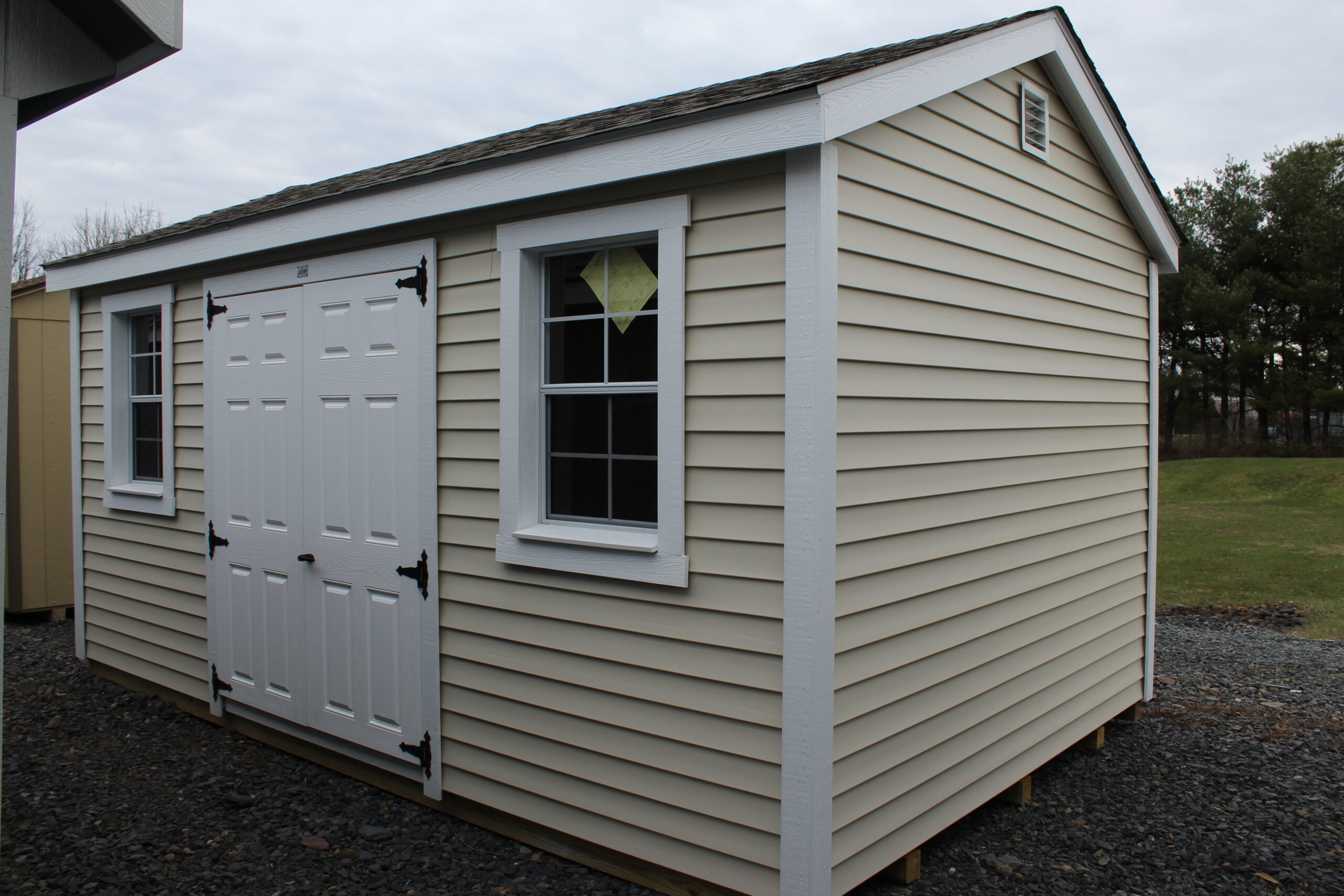 10×16 A-frame with Vinyl Siding