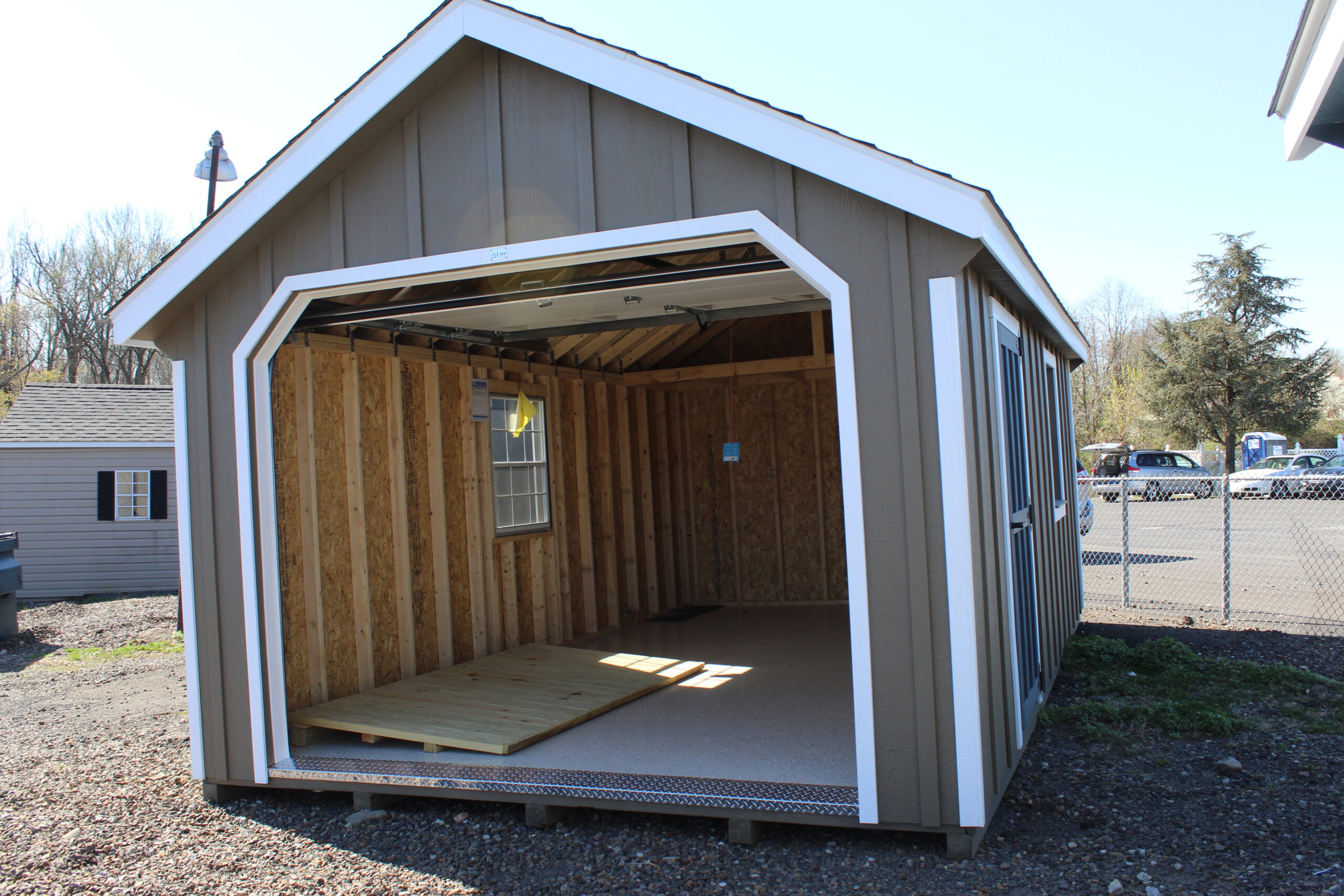 12×20 Garden Shed Garage with SmartPanel Board & Batten Siding