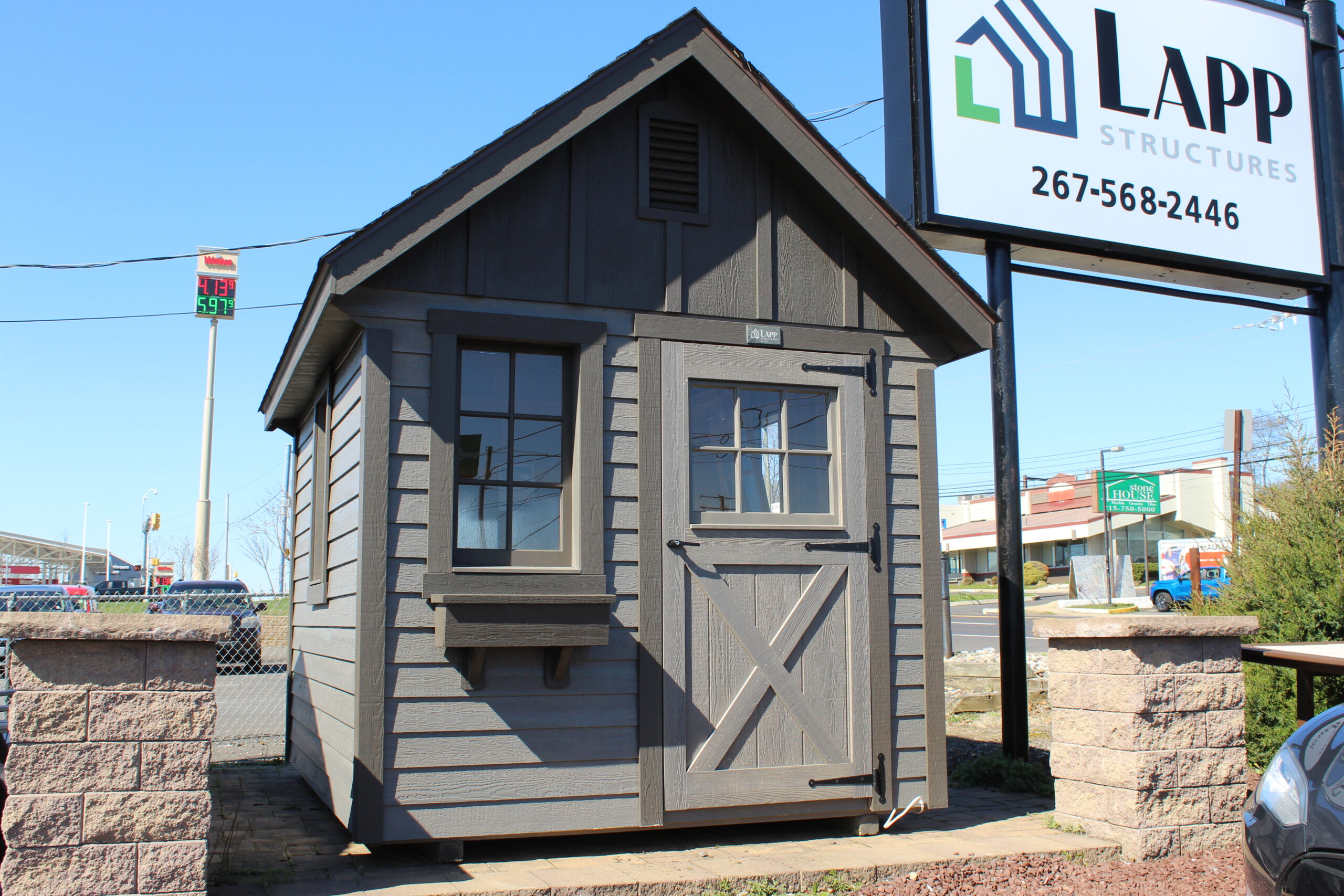 8×10 Garden Shed with Lap Siding