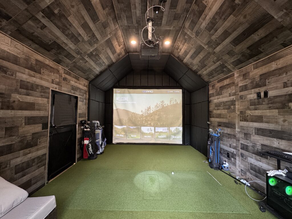 Golf Simulator Shed