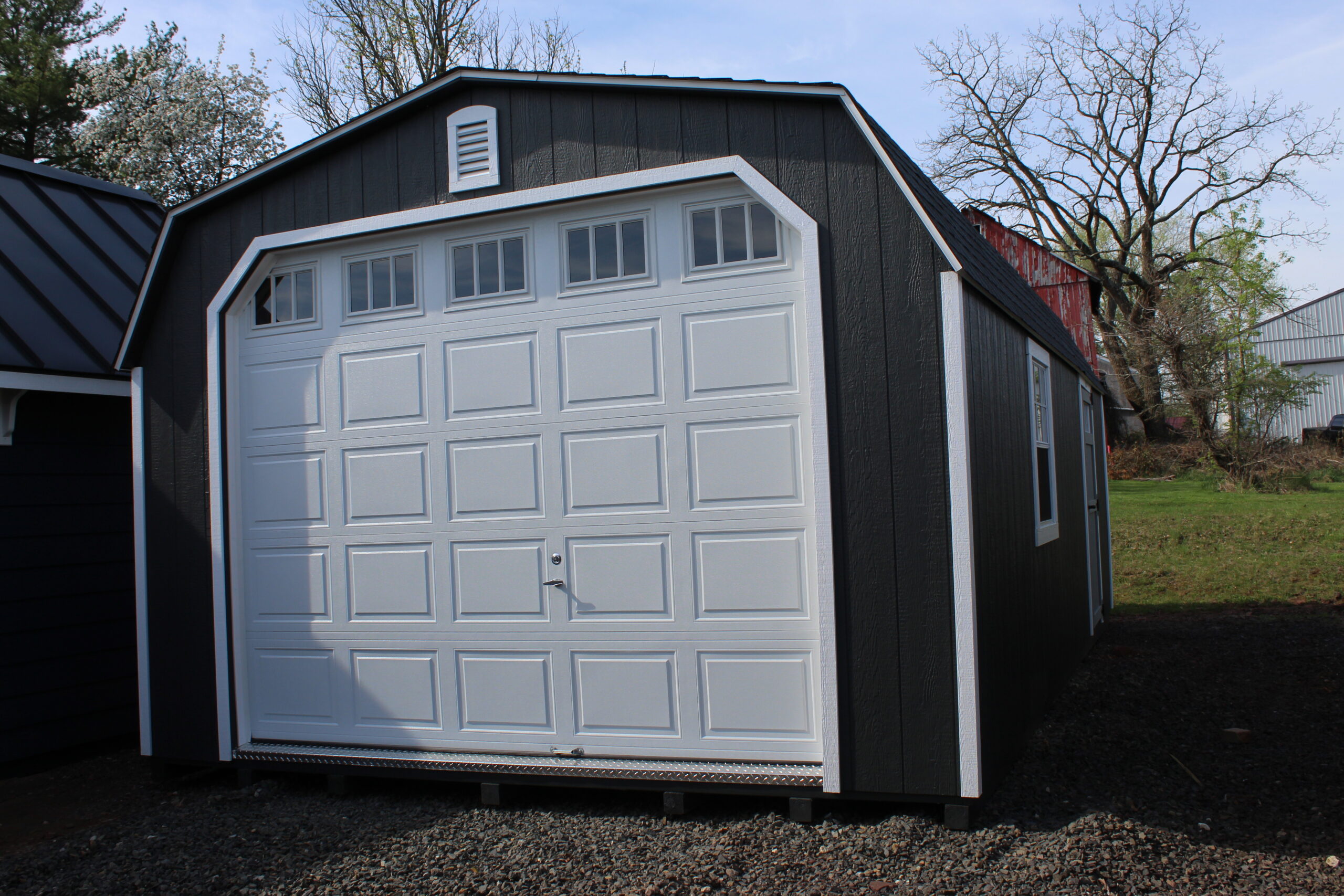 14×24 High Barn Garage with SmartTec Siding