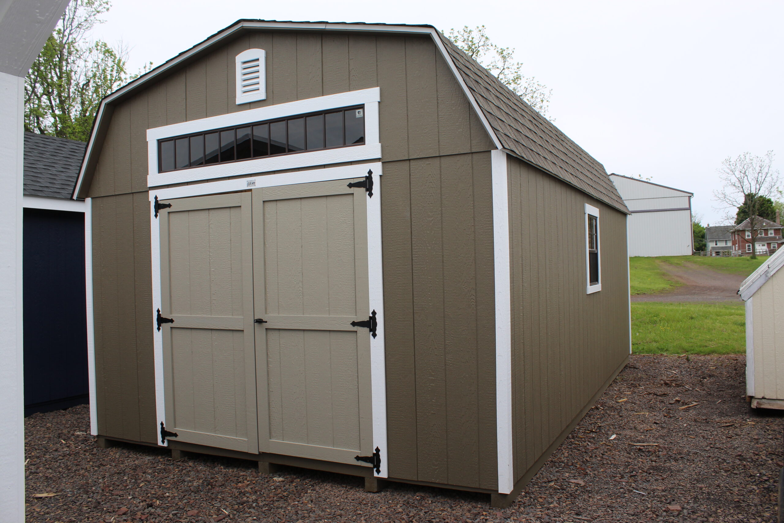 12×20 High Barn with SmartTec Siding