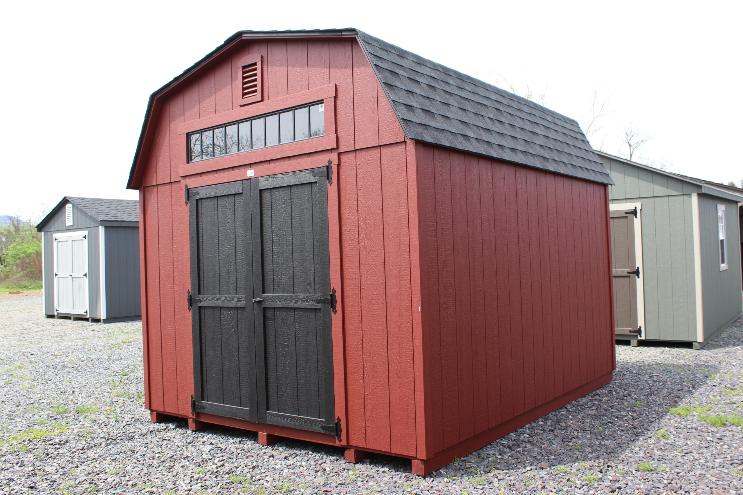 10×12 High Barn with SmartTec Siding