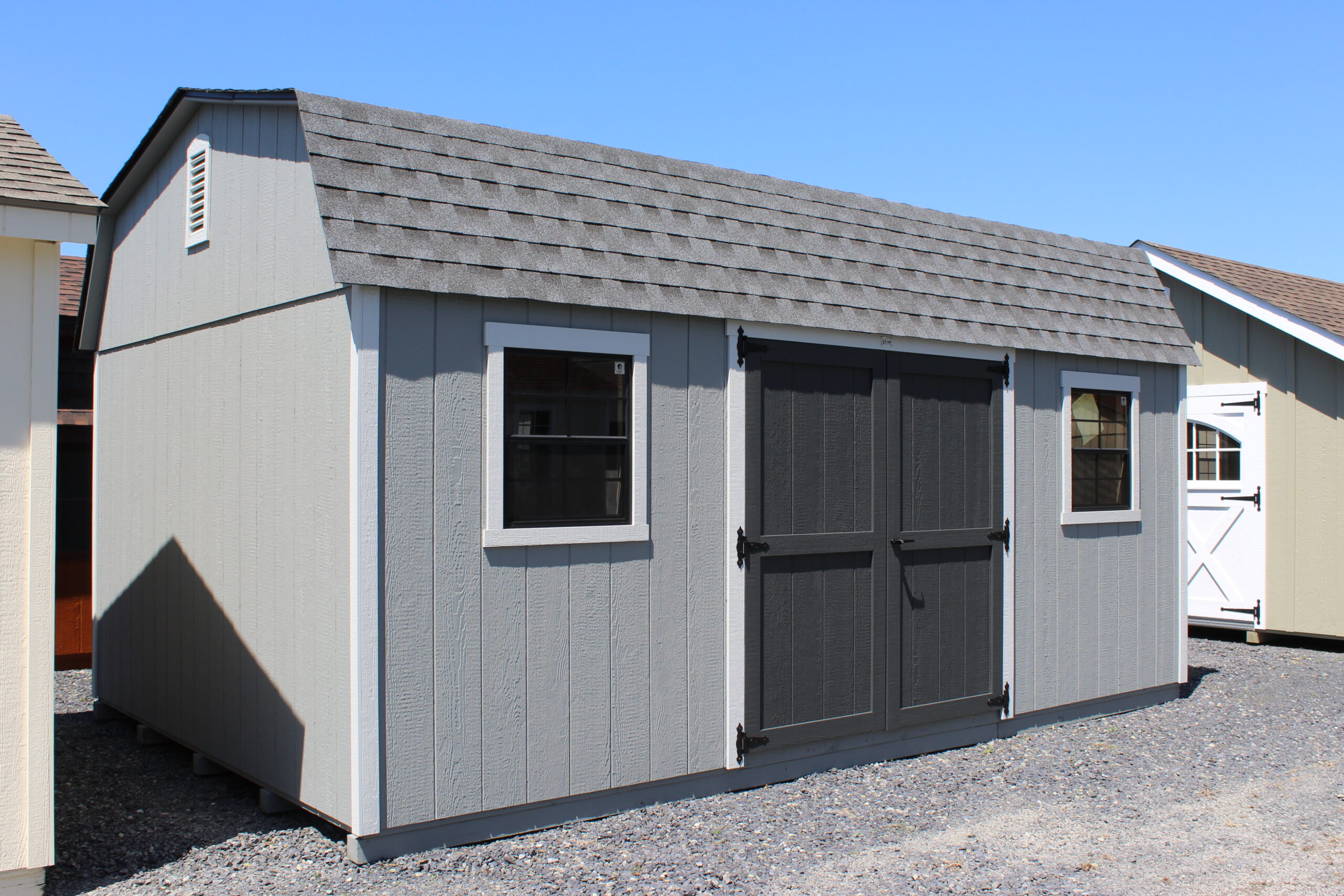 12×18 High Barn with SmartTec Siding