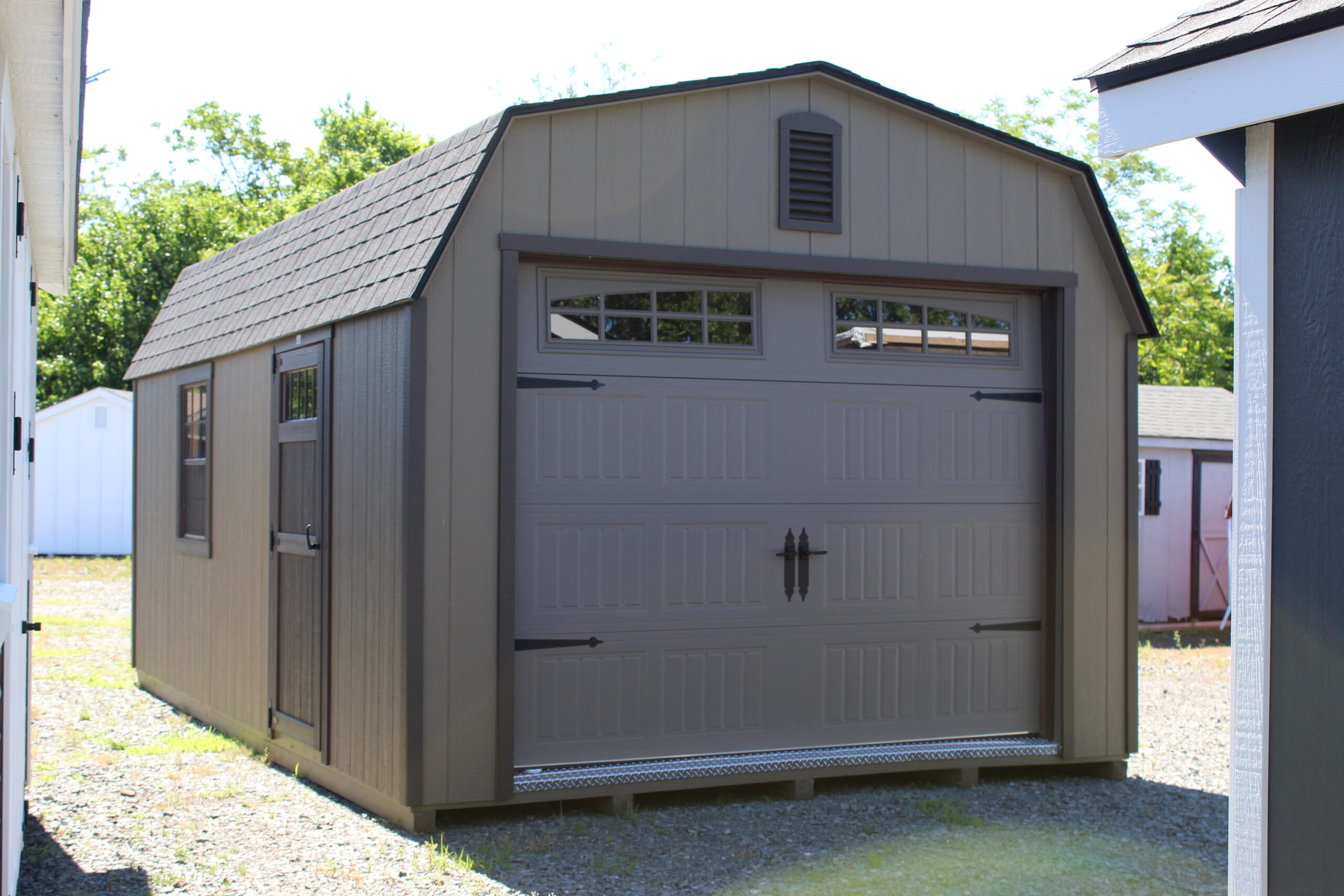 12×20 High Barn Garage with SmartTec Siding